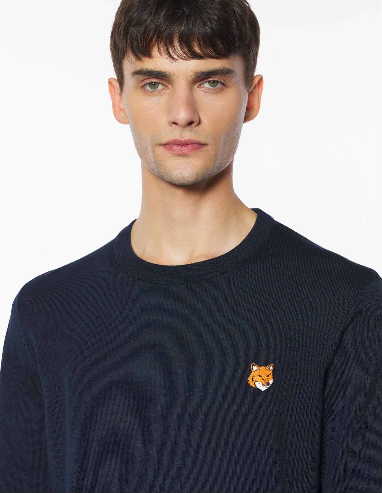 MAISON KITSUNE｜Maison Kitsune/(M)FOX HEAD MERINO REGULAR JUMPER