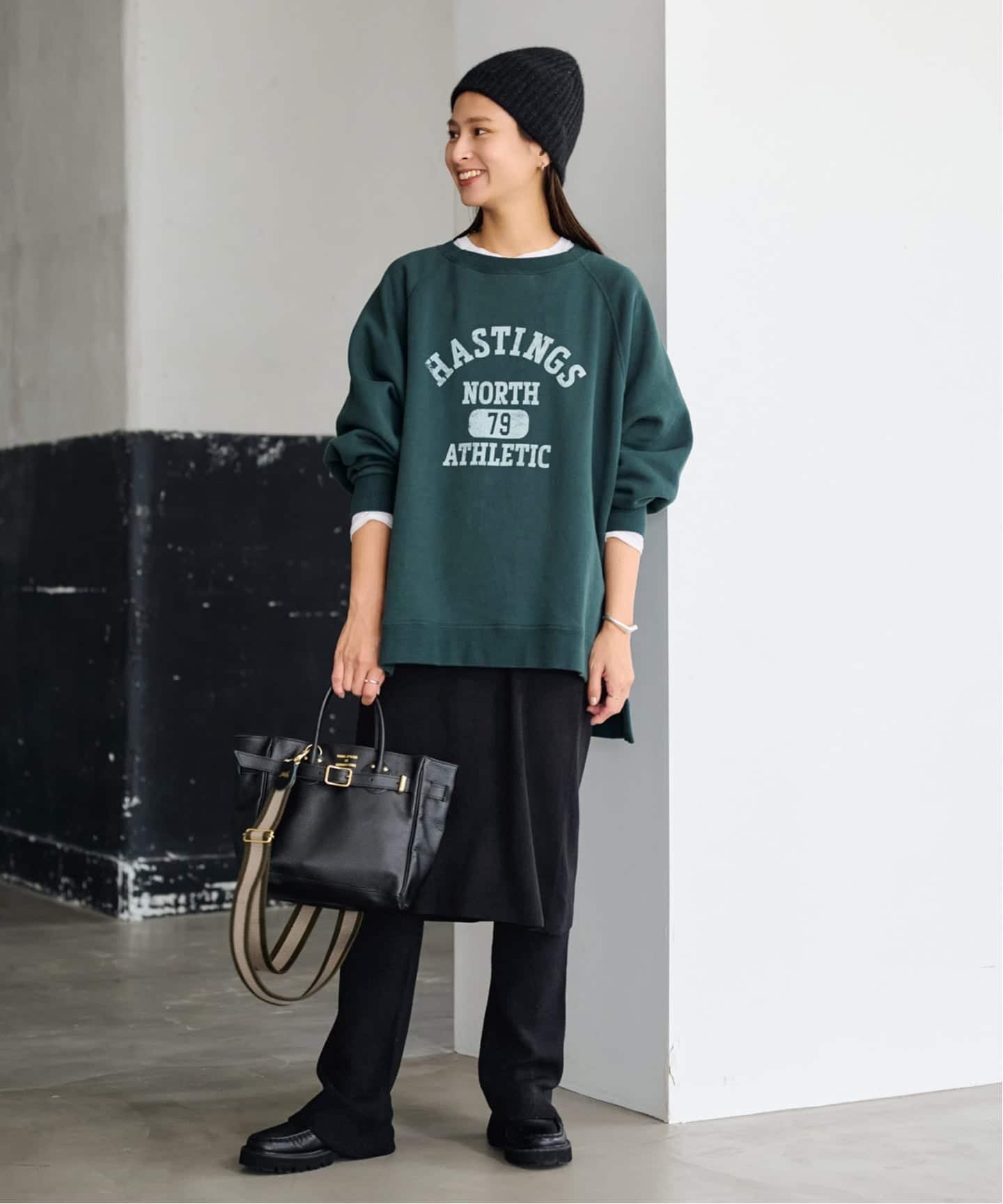 FRAMeWORK｜ラグランポンチョプリントスエット | Rakuten Fashion(楽天