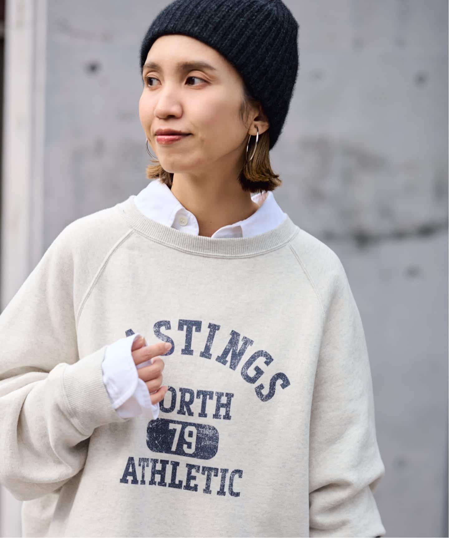 FRAMeWORK｜ラグランポンチョプリントスエット | Rakuten Fashion(楽天