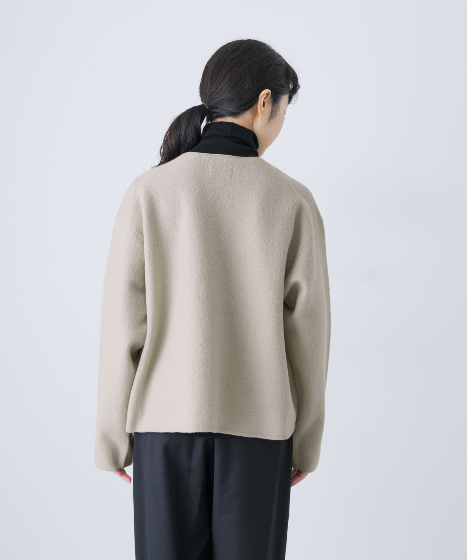 かぐれ｜圧縮ウールショートジャケット | Rakuten Fashion(楽天