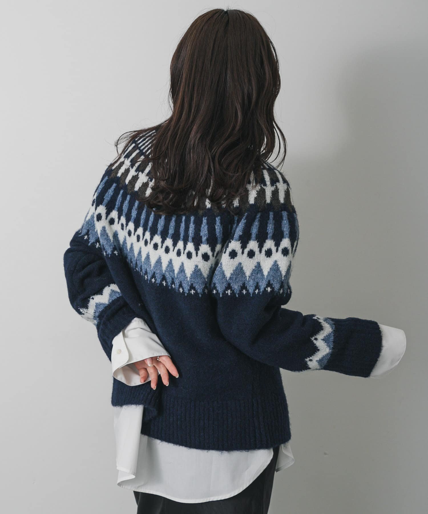 SENSE OF PLACE｜『洗濯可』ノルディックジップセーター | Rakuten