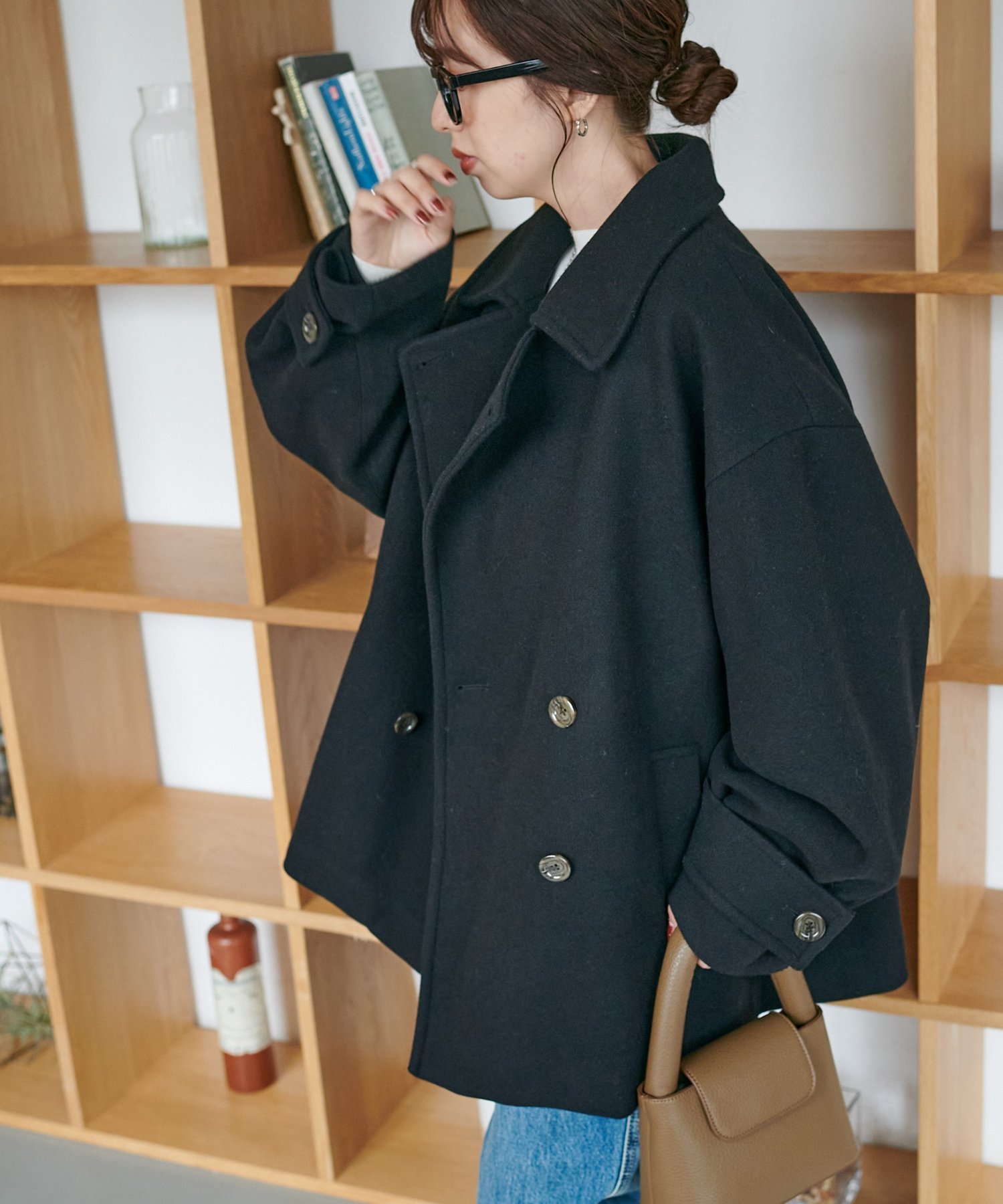 Discoat｜【軽量&暖かい/着こなし自在】中空糸スタンドミドルコート