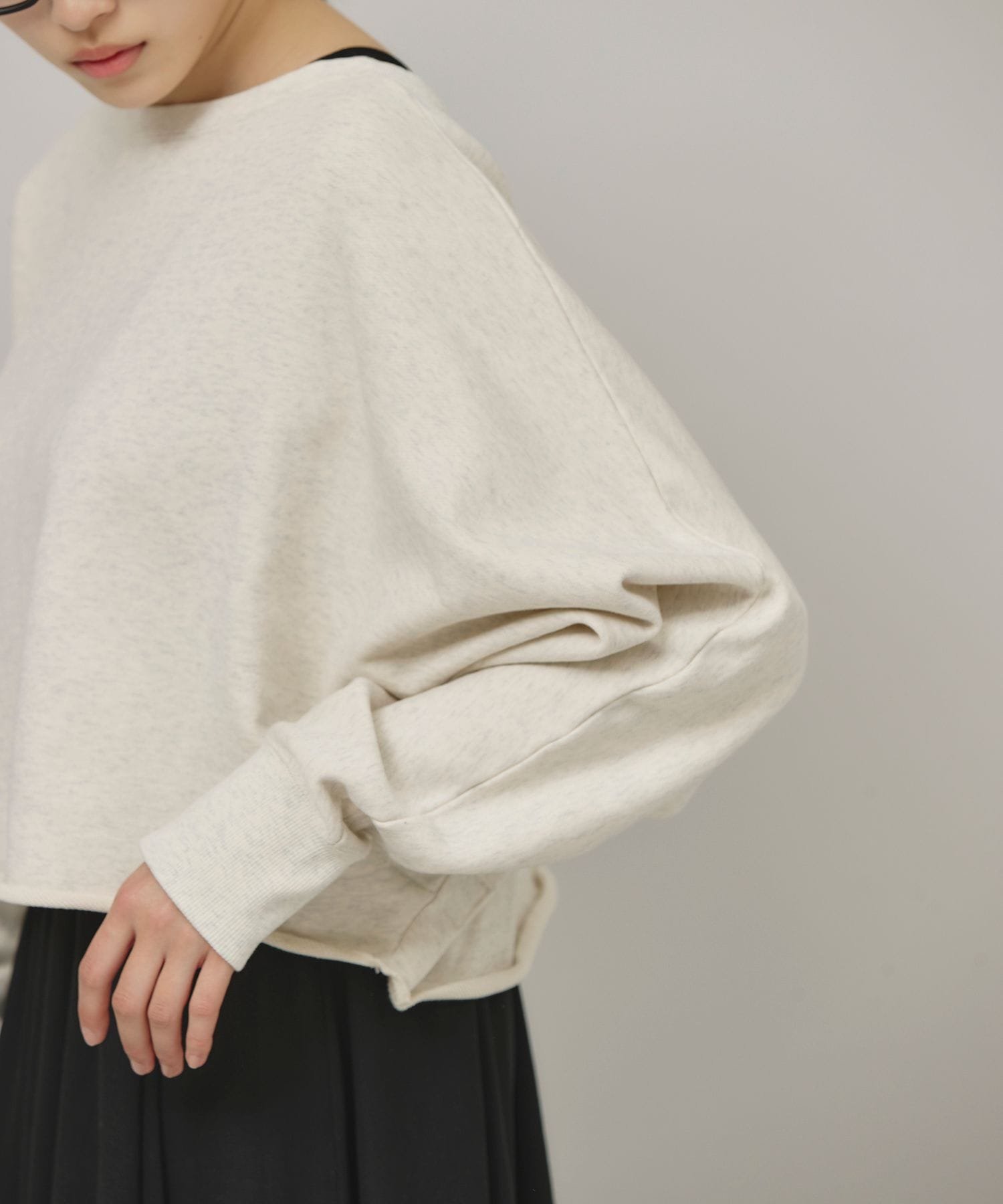 Curensology フレンチテリーショートプルオーバー　スウェット Curensology(カレンソロジー)｜〈&RC〉フレンチテリーショートプル