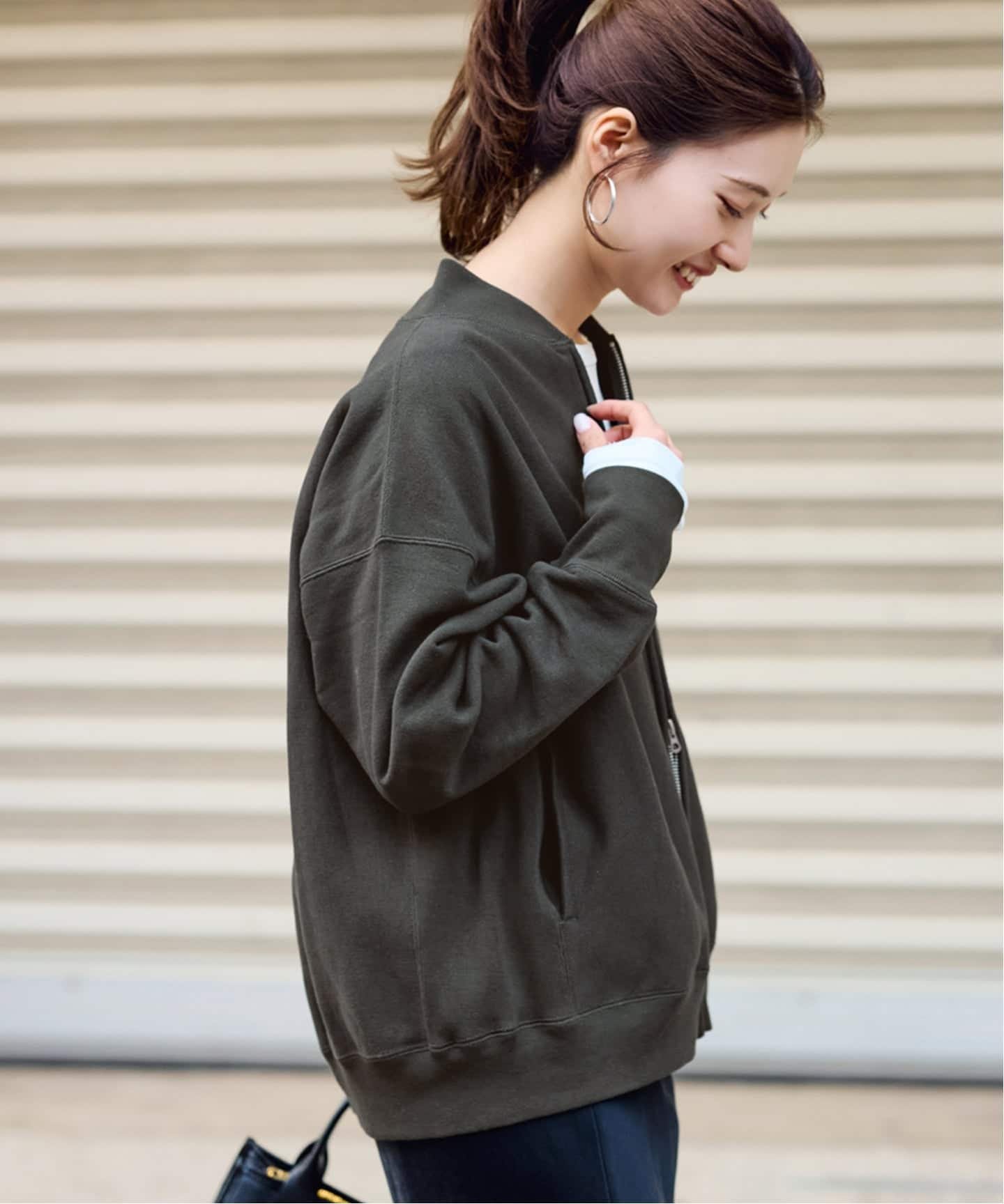 FRAMeWORK｜Champion 別注リバースウィーブフルジップパーカー