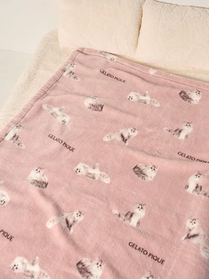 gelato pique｜【Sleep】CAT柄 プリント毛布 | Rakuten Fashion(楽天