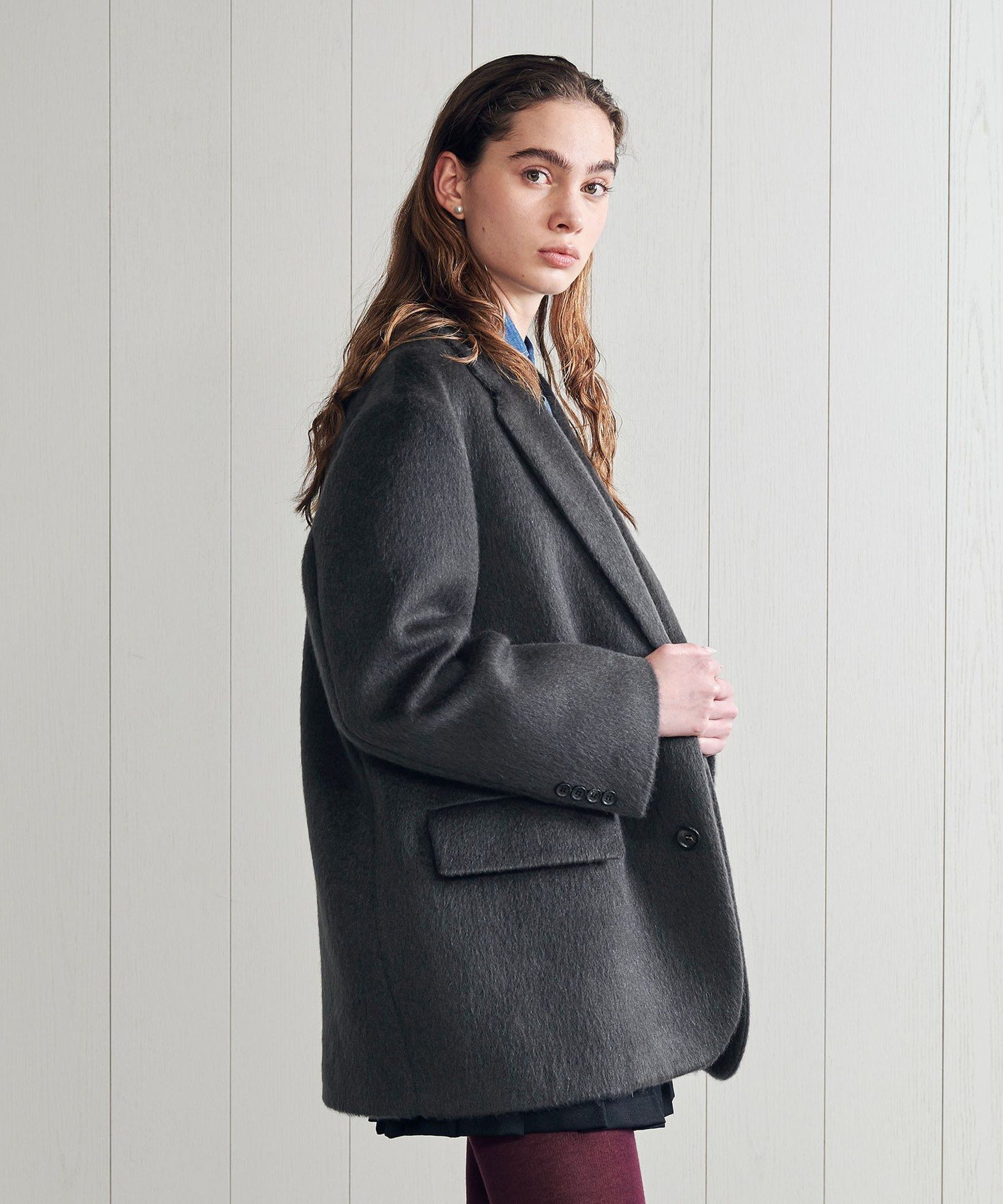 BEAUTY&YOUTH ウールモヘヤブレンド シャギービッグジャケットタグあり SALE／80%OFF】BEAUTY&YOUTH UNITED ARROWS ウール*モヘヤブレンド