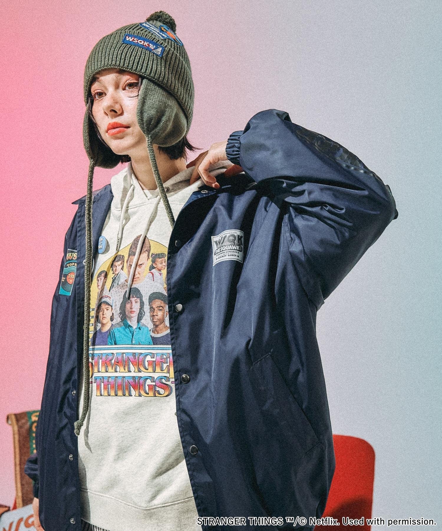 niko and ｜【STRANGER THINGS】コラボ アソートコーチジャケット