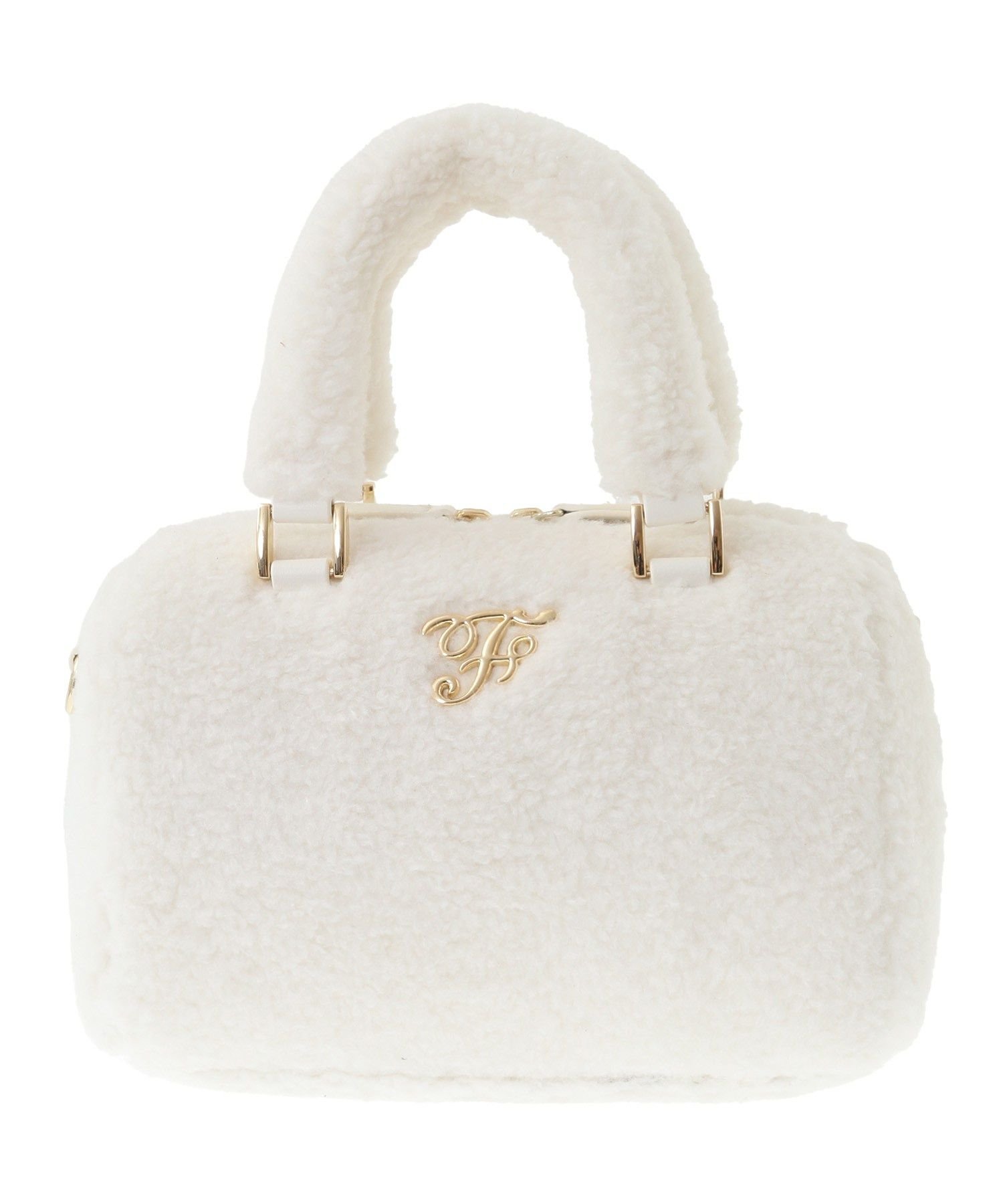 Maison de FLEUR｜フェイクファーボストンバッグ | Rakuten Fashion