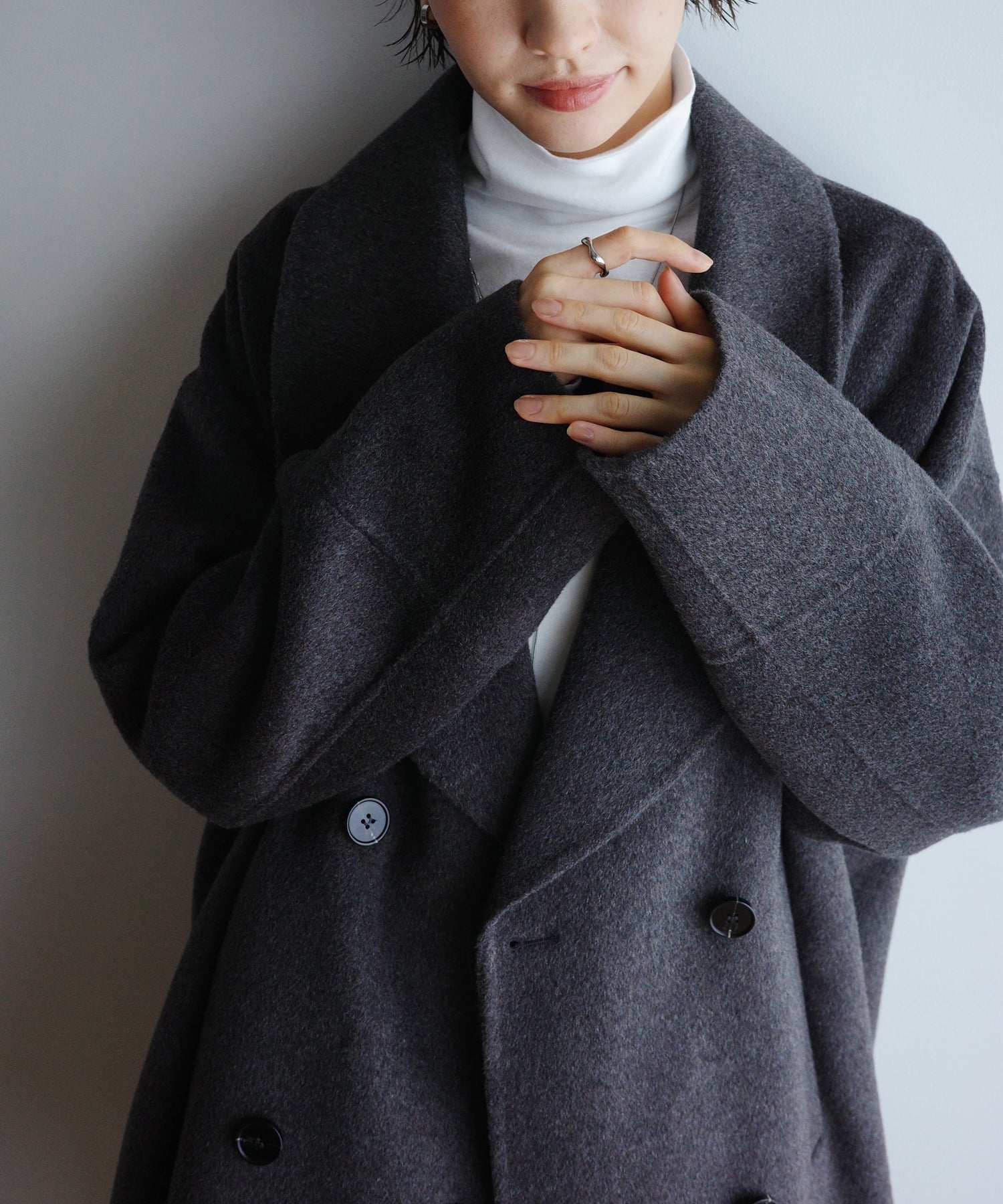 andme｜リバー ピーコート evernavy エバーネイビー | Rakuten Fashion