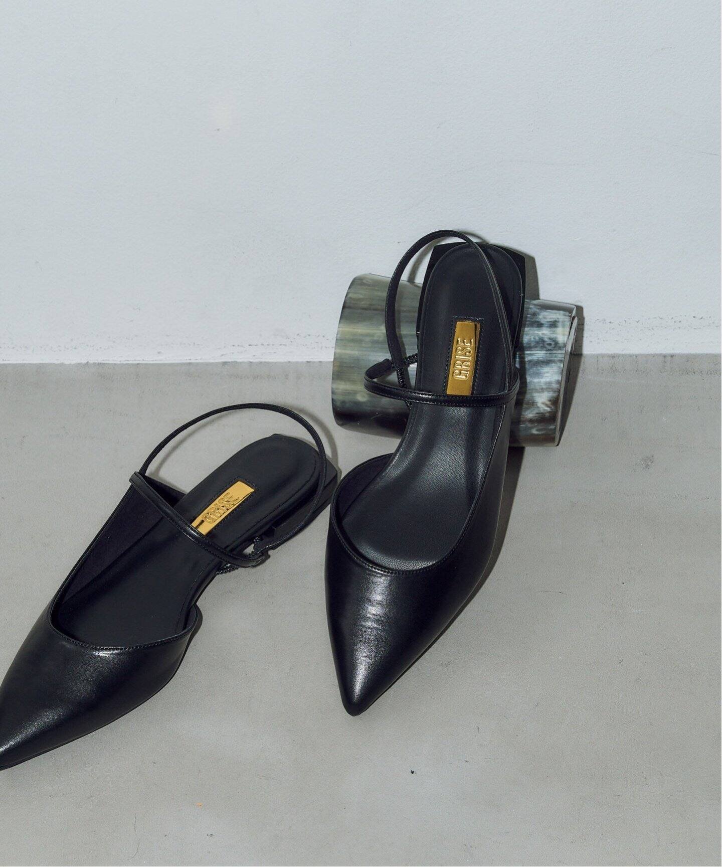 LE TALON｜《追加》GRISEポインテッドストラップスリングバック