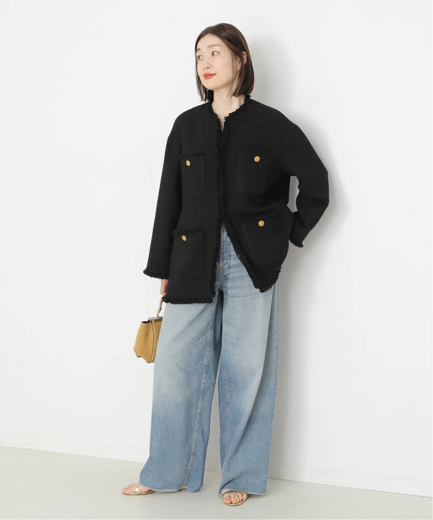 JOURNAL STANDARD L'ESSAGE｜《追加2》GIOLICAツイードBIGジャケット