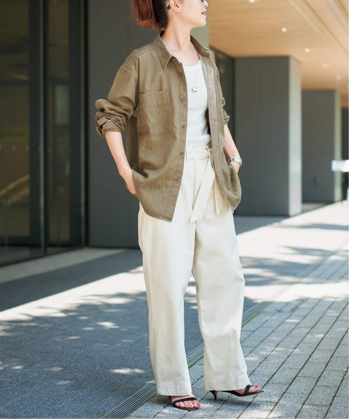 Spick & Span｜《追加》ライトオンスデニムシャツ | Rakuten Fashion