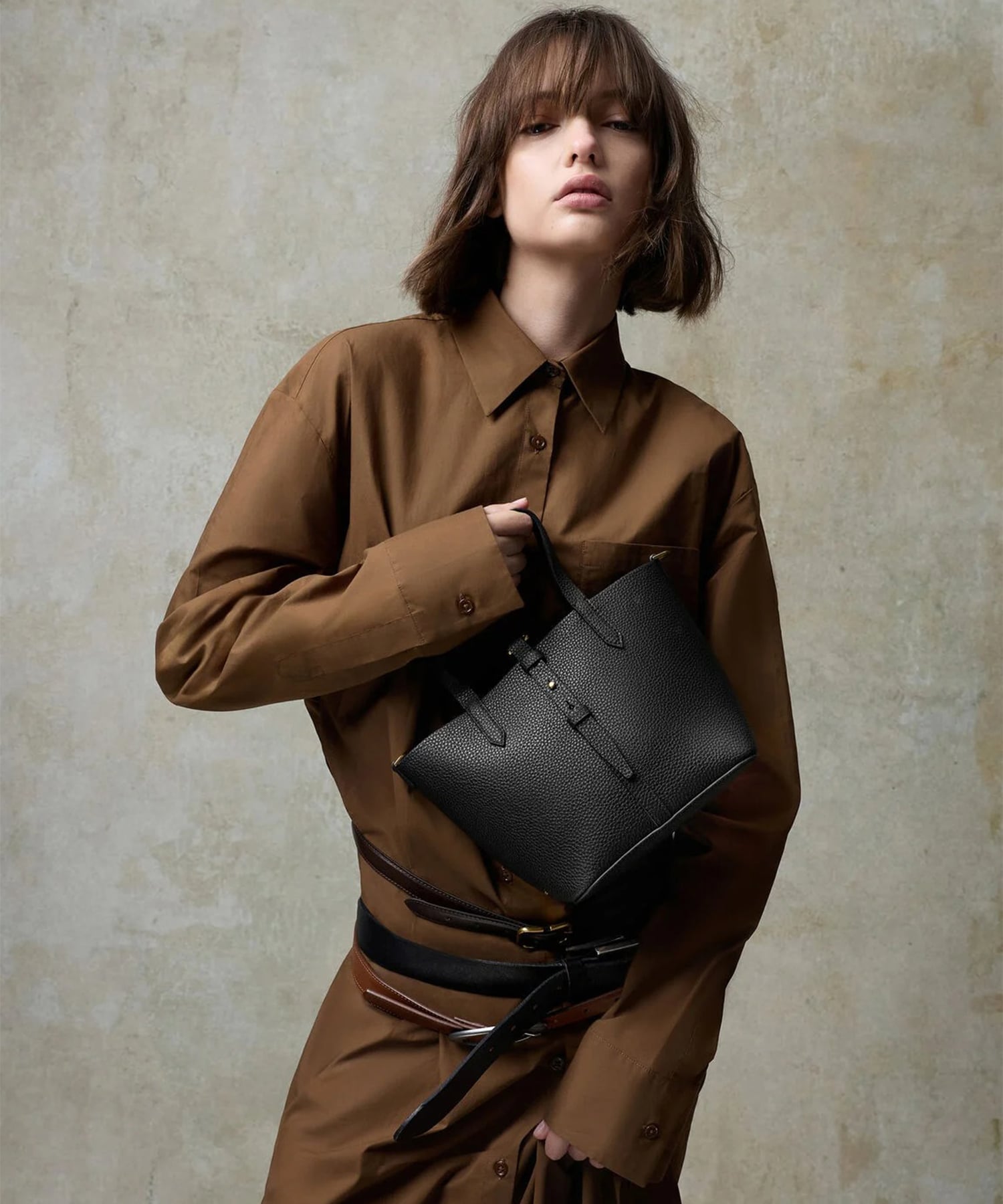 CHARLES & KEITH｜Beryl ベリル リサイクルレザーバケツバッグ