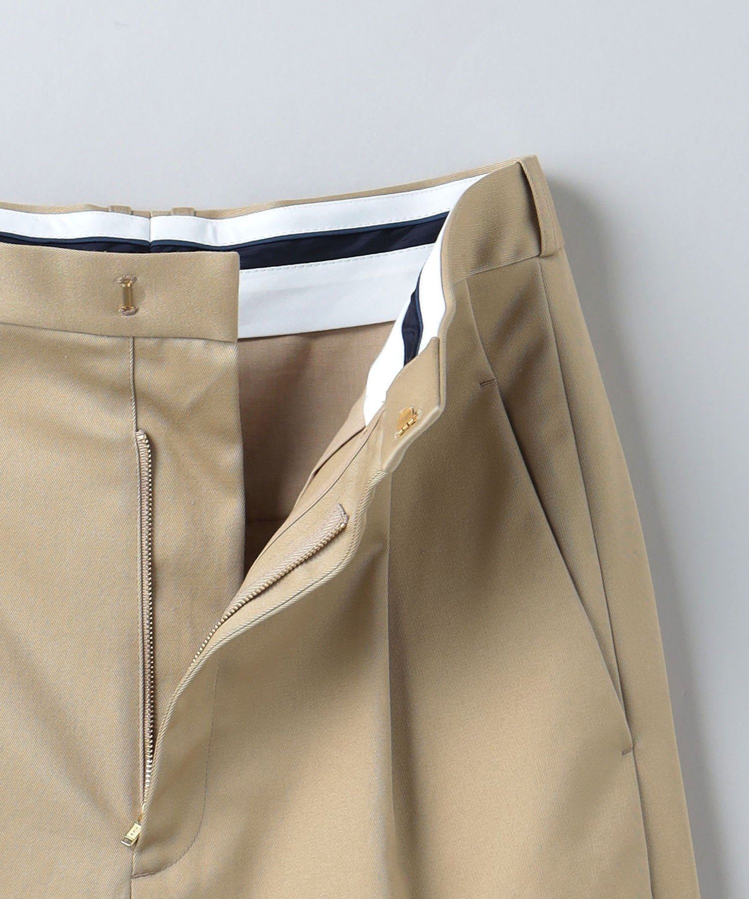 ROKU 6 ロク コットンチノパンツ 36 サイズ　ベージュ　ハイウエスト 美品】＜6(ROKU)＞コットン チノ パンツ ベージュ 36 ロク チノパン