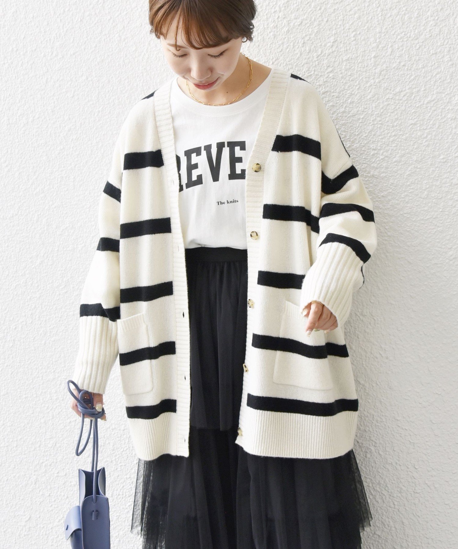 SHIPS｜SHIPS any: AQUA カシミヤ ミックス Vネック ニット