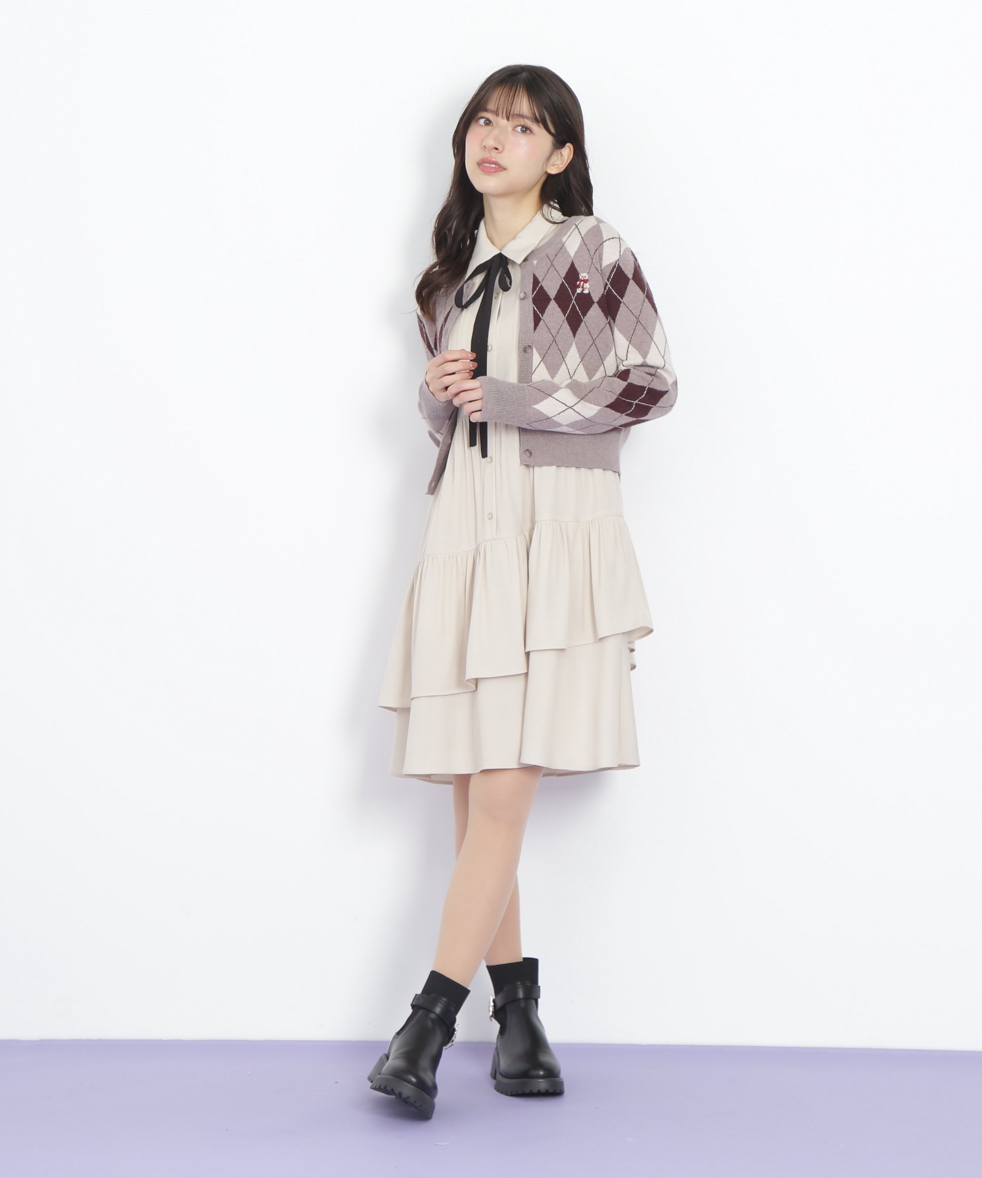 JILL by JILL STUART｜ティアードミニシャツワンピース | Rakuten