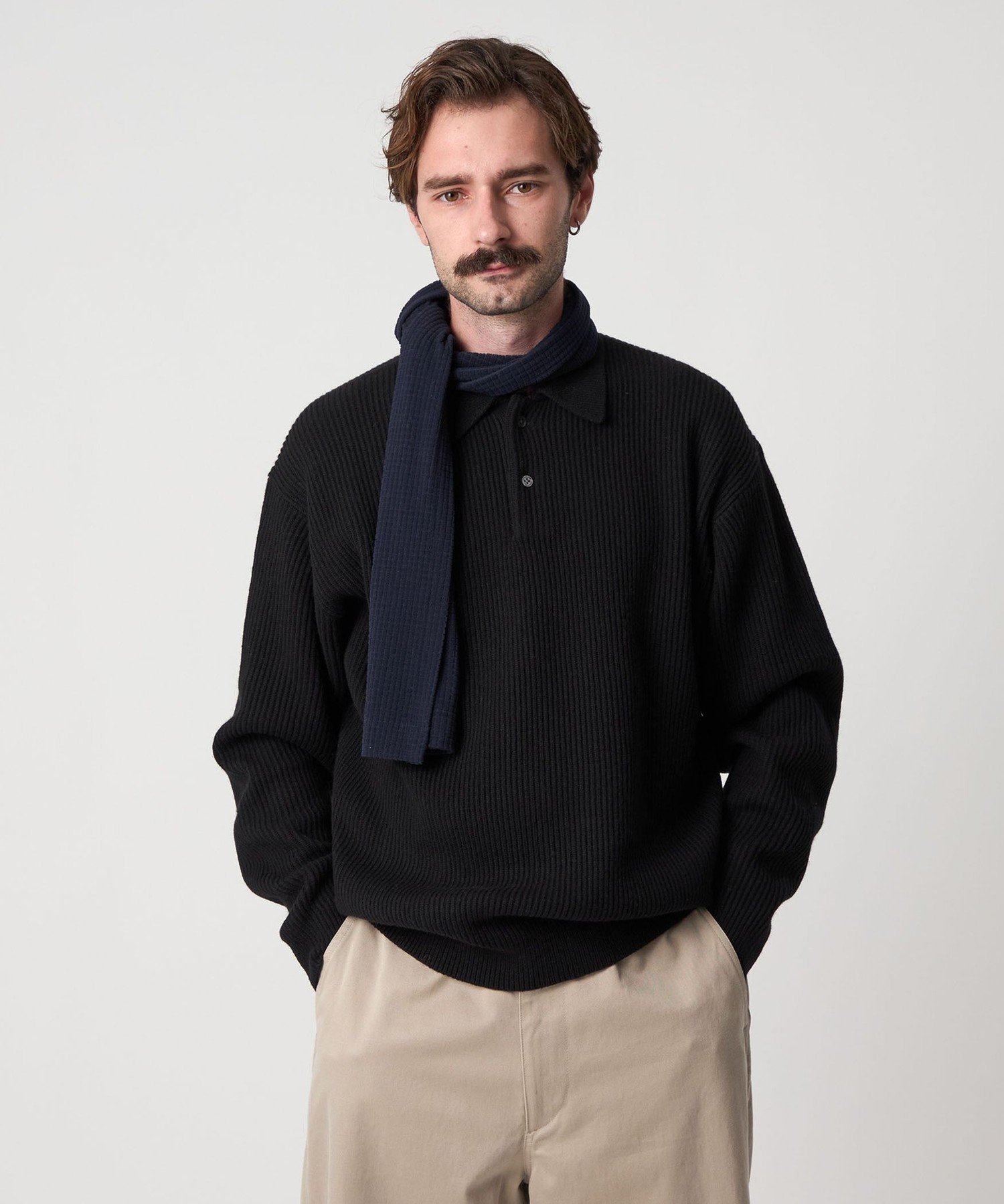 steven alan オーストラリアンラムズウール　ポロカラーニット BEAUTY&YOUTH UNITED ARROWS｜<Steven Alan> オーストラリアン