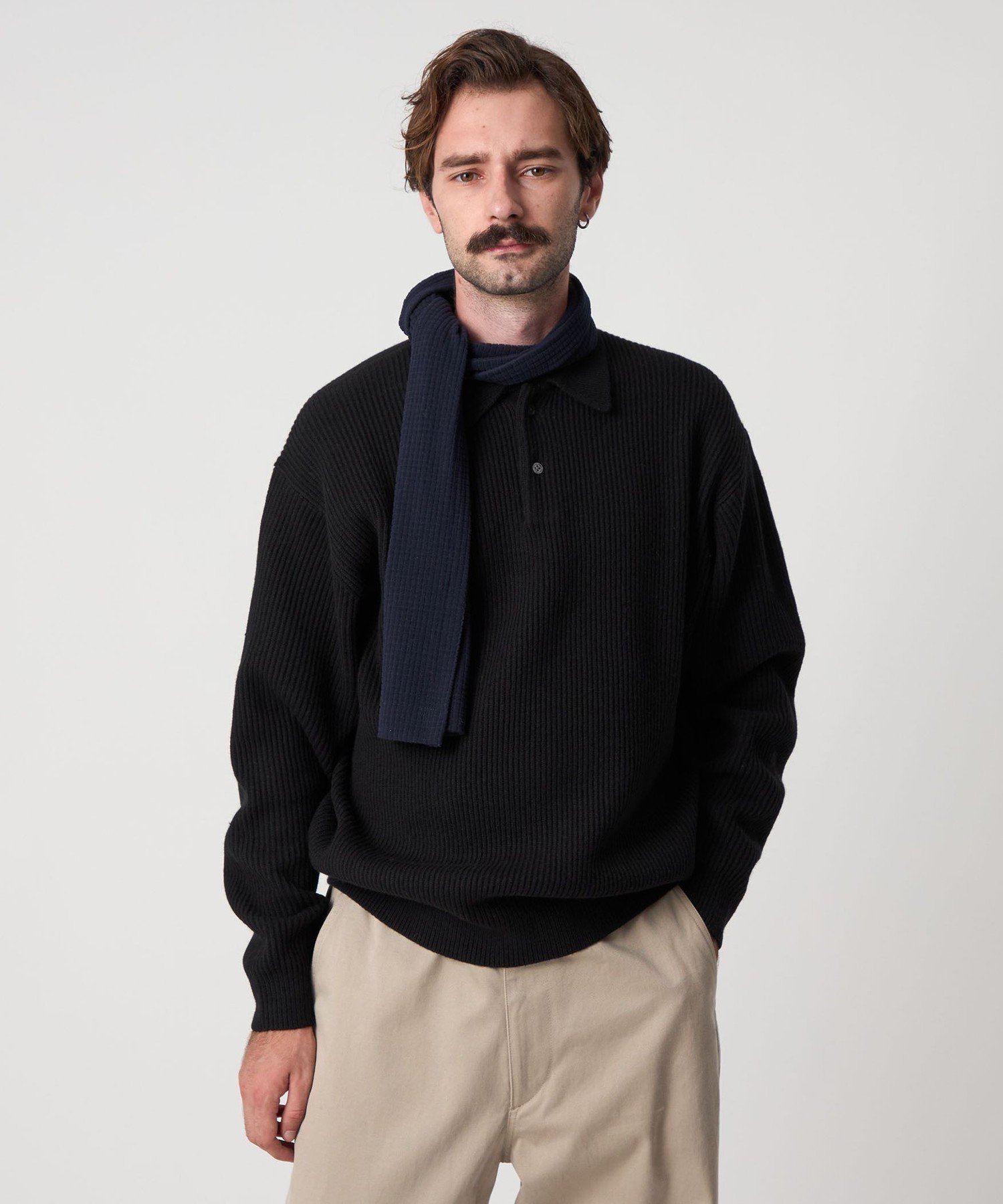 Steven Alan オーストラリアンラムズウール Vネックニット LOOSE Steven Alan（スティーブンアラン）の「＜Steven Alan