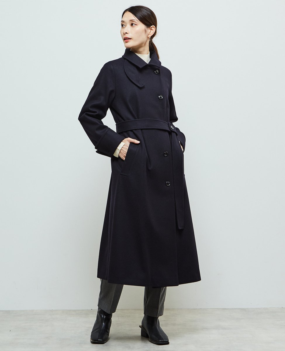 SOFFITTO｜【定番】圧縮メルトンスタンドカラーコート | Rakuten