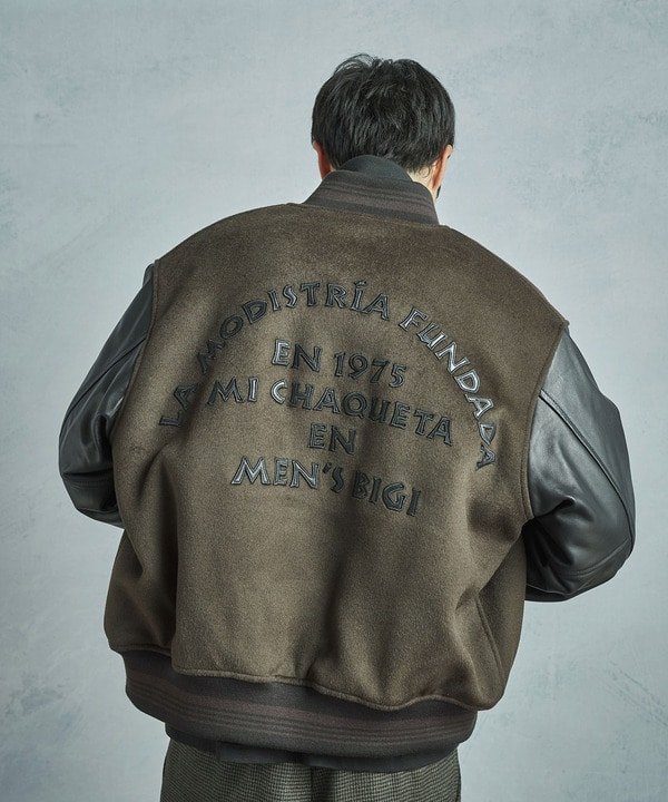 MEN'S BIGI｜【50th Anniv . 中田 慎介】WOOL MELTON STADIUM JAMPER