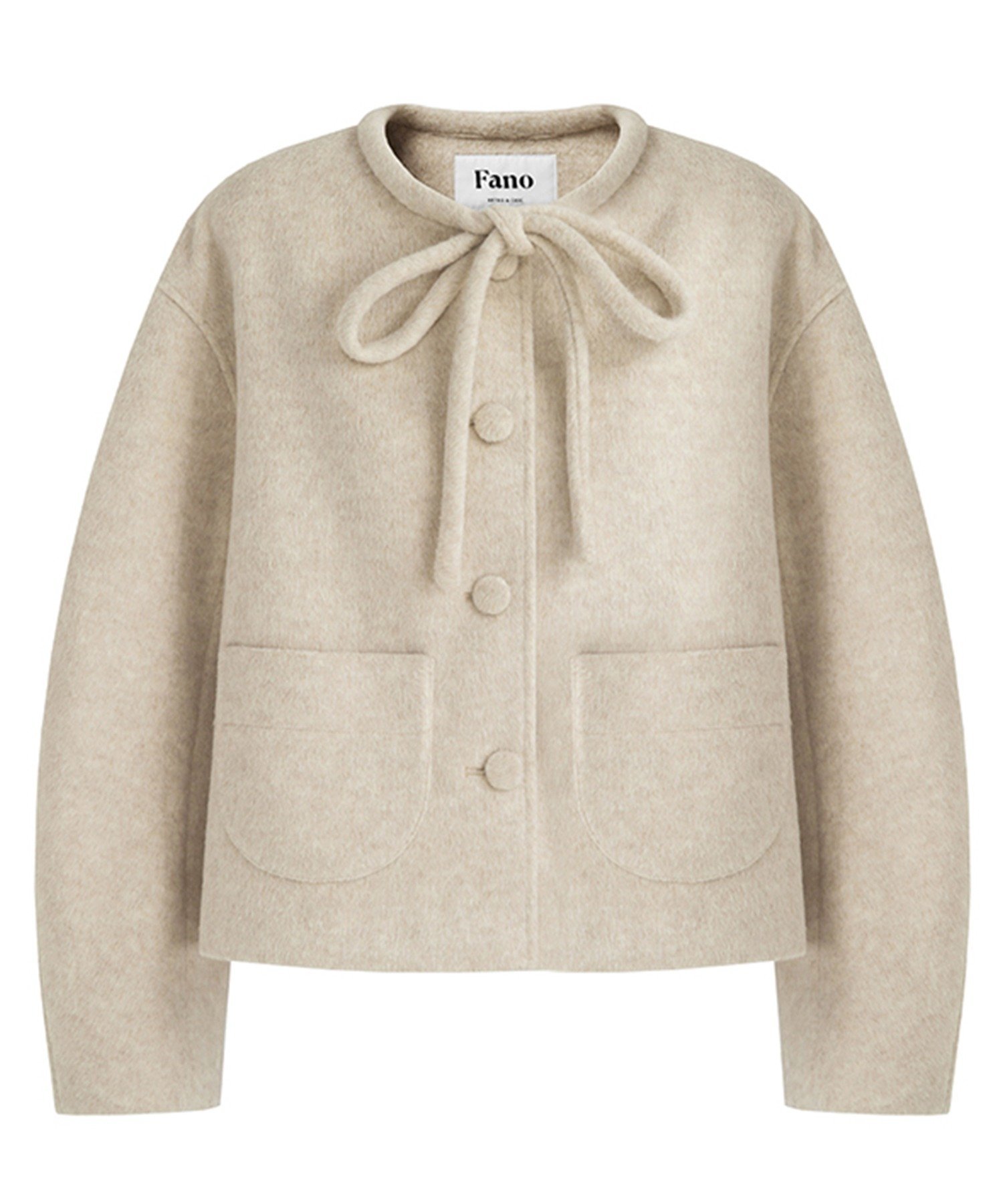 chuclla｜リボンタイ ショートコート FQ24W101 Fano Studios | Rakuten