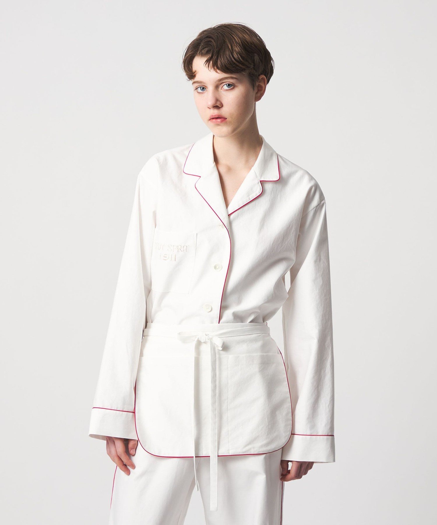 【完売】6 ROKUコットン ウール グラデーション ダイ カーディガン26SS 6(ROKU)＞コットン ウール グラデーション ダイ カーディガン