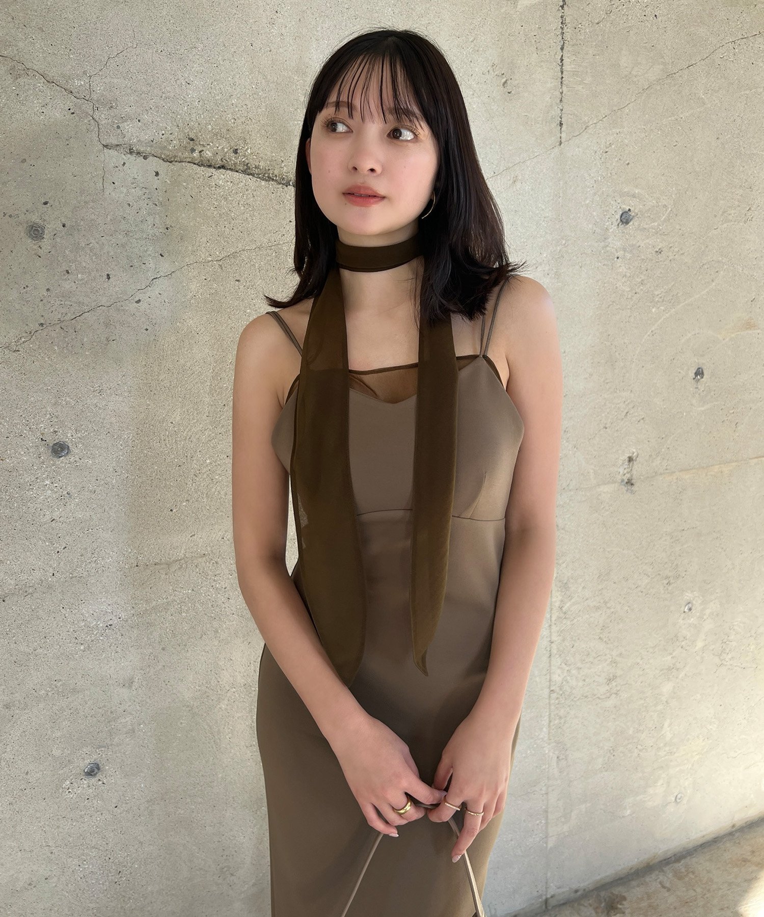 anuans｜シアーレイヤーキャミワンピース | Rakuten Fashion(楽天