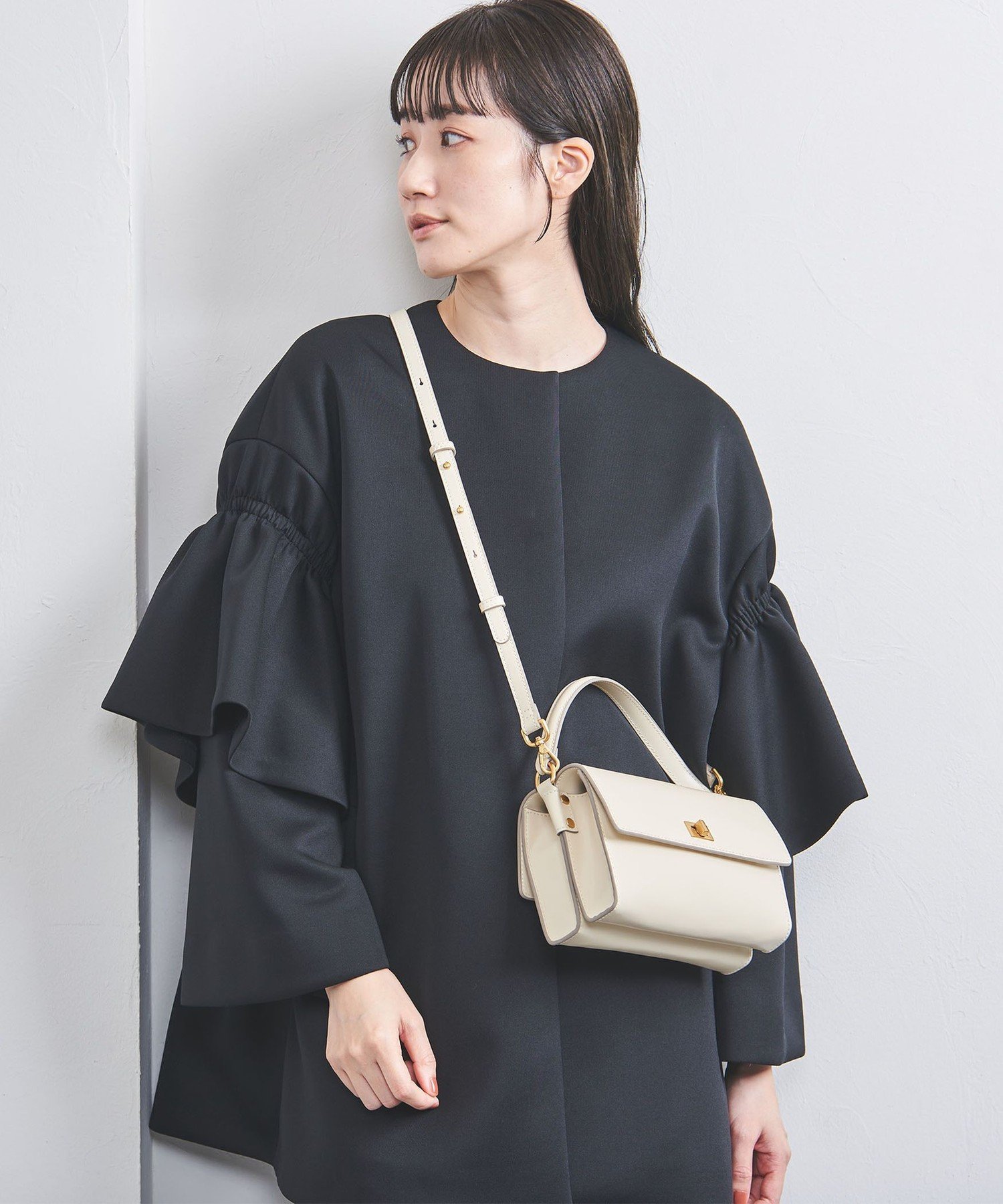 UNITED ARROWS LTD. OUTLET｜ダブル フラップ ショルダーバッグ