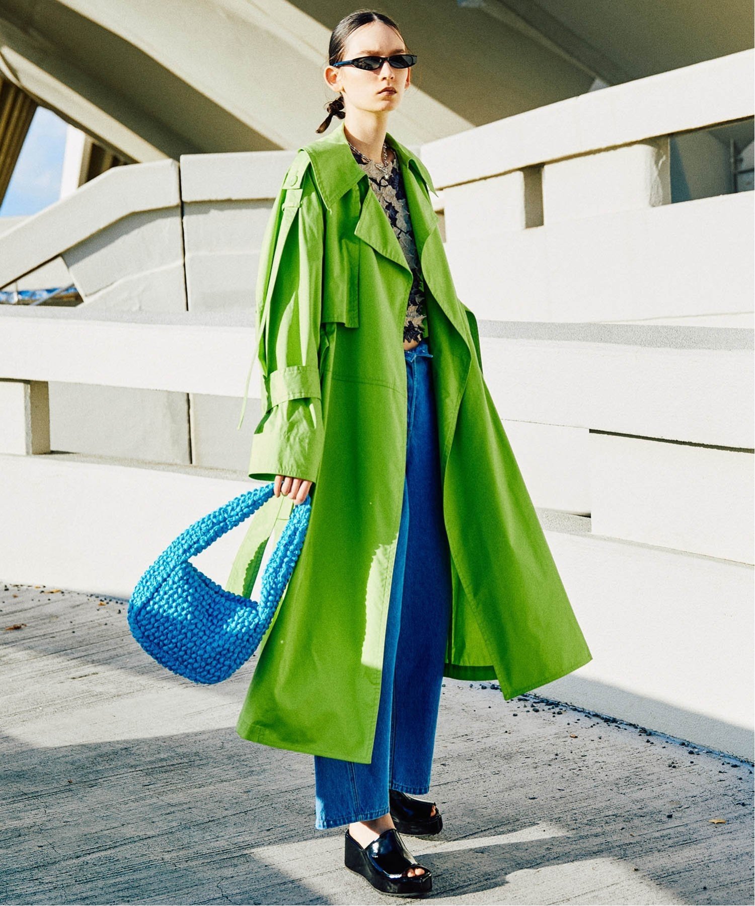 MAISON SPECIAL｜マルチファブリックオーバーサイズトレンチ | Rakuten