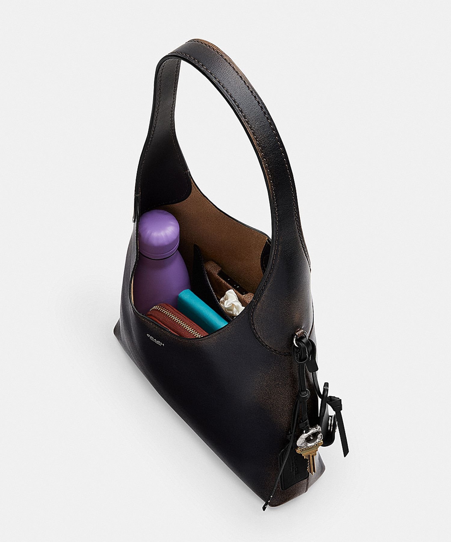 COACH｜【公式】ブルックリン ショルダー バッグ 28・ラブド レザー