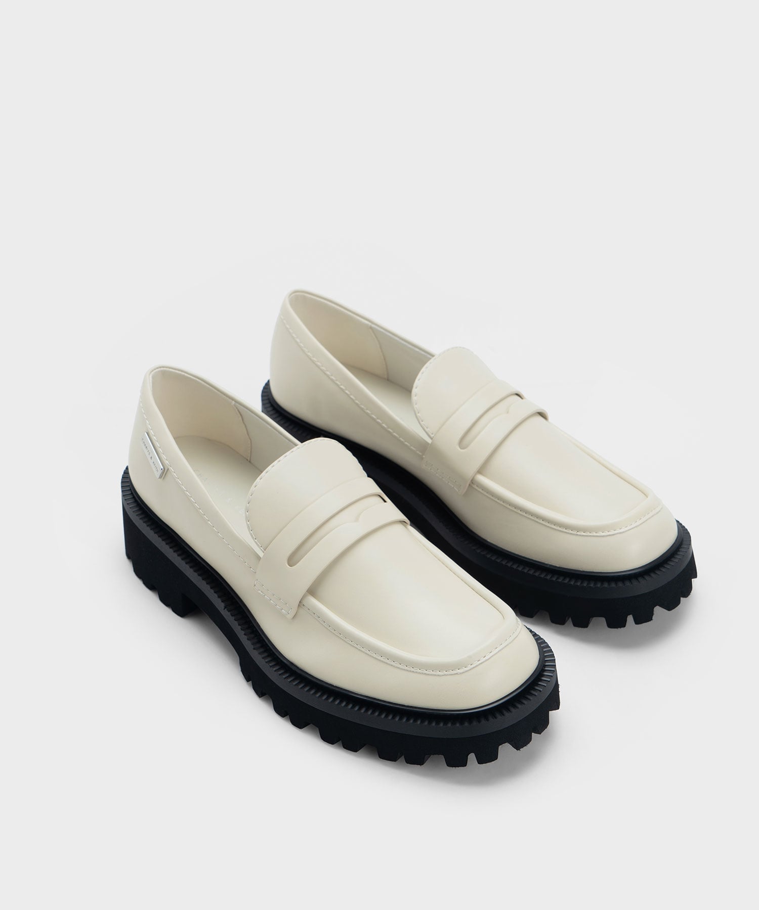 CHARLES & KEITH｜カバードリッジソール ローファー | Rakuten Fashion