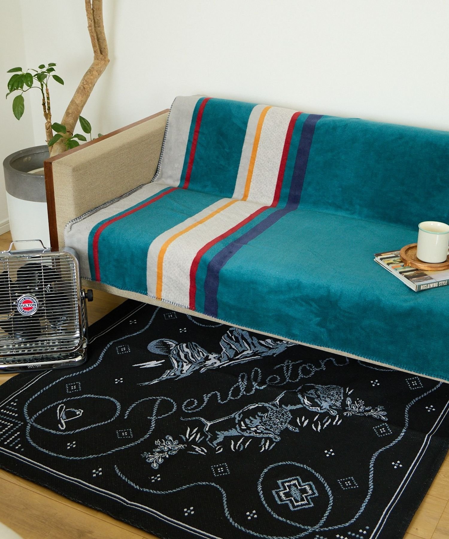 BAYFLOW｜[滑り止め付き]【PENDLETON(ペンドルトン)】スクエアラグ130