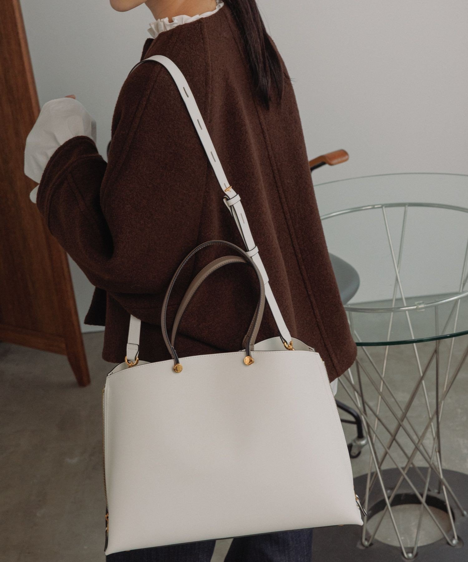 ROPE'｜【E'POR】Y BAG Medium+【WEB限定/一部店舗限定】【通勤】【A4