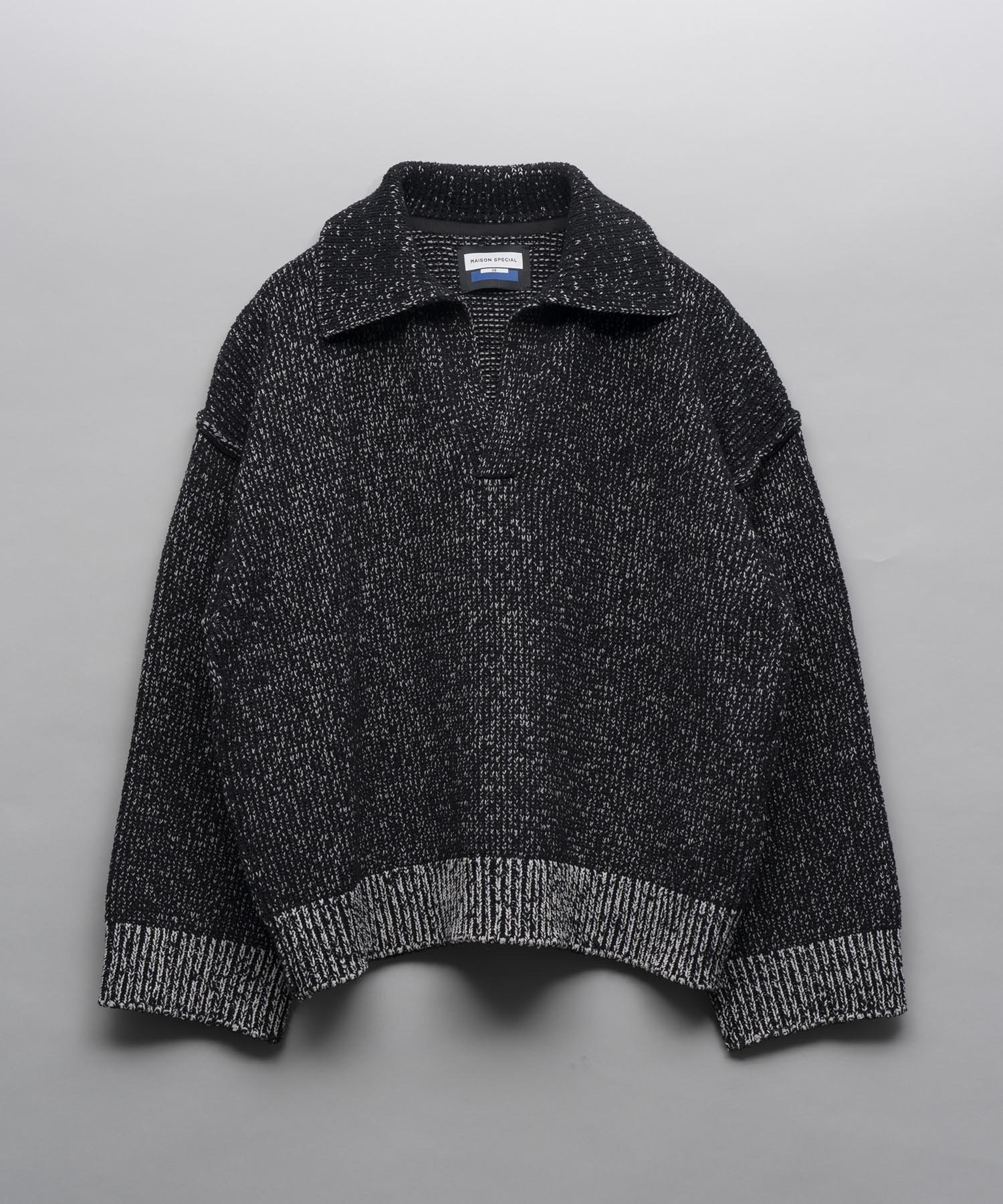 MAISON SPECIAL｜Plating Skipper Prime-Over Knit Pullover | Rakuten