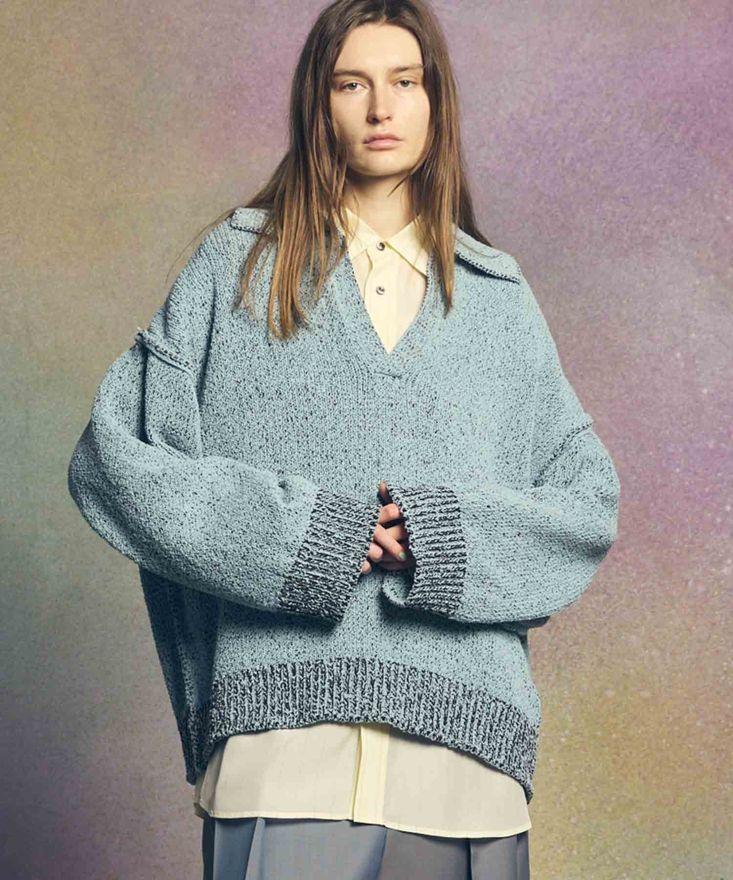 MAISON SPECIAL｜Plating Skipper Prime-Over Knit Pullover | Rakuten