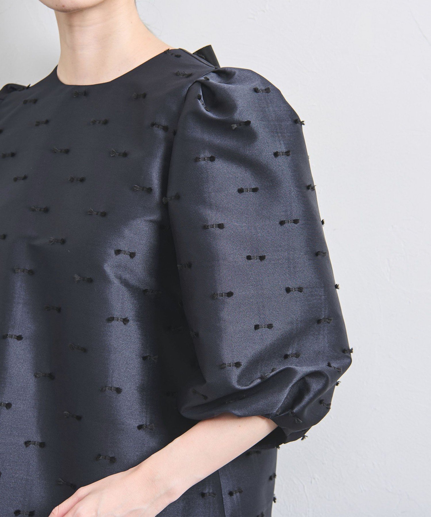 UNITED ARROWS LTD. OUTLET｜リボン カットジャガード ブラウス