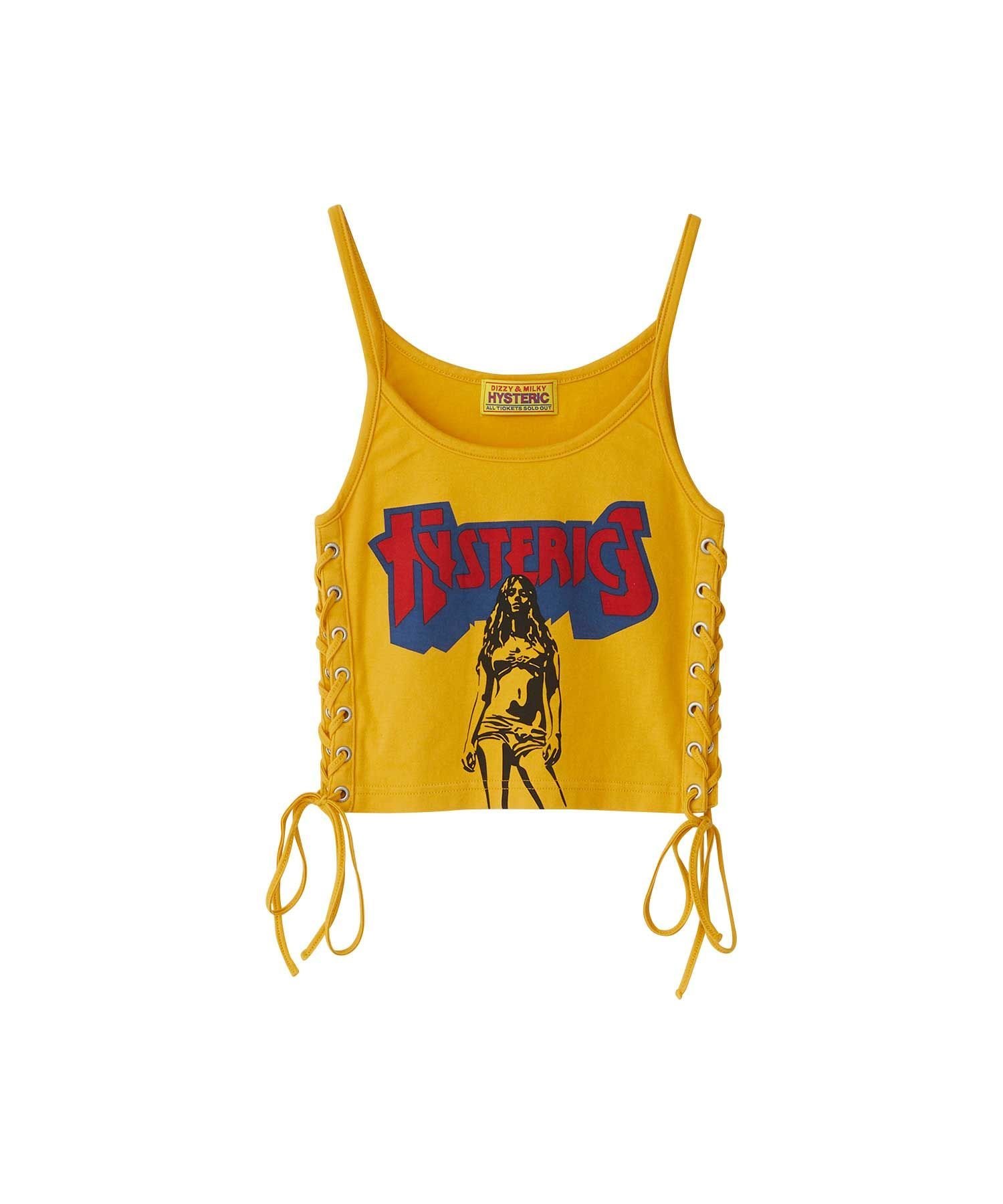 HYSTERIC GLAMOUR キャミソールニット 花ボタン カラフル HYSTERIC