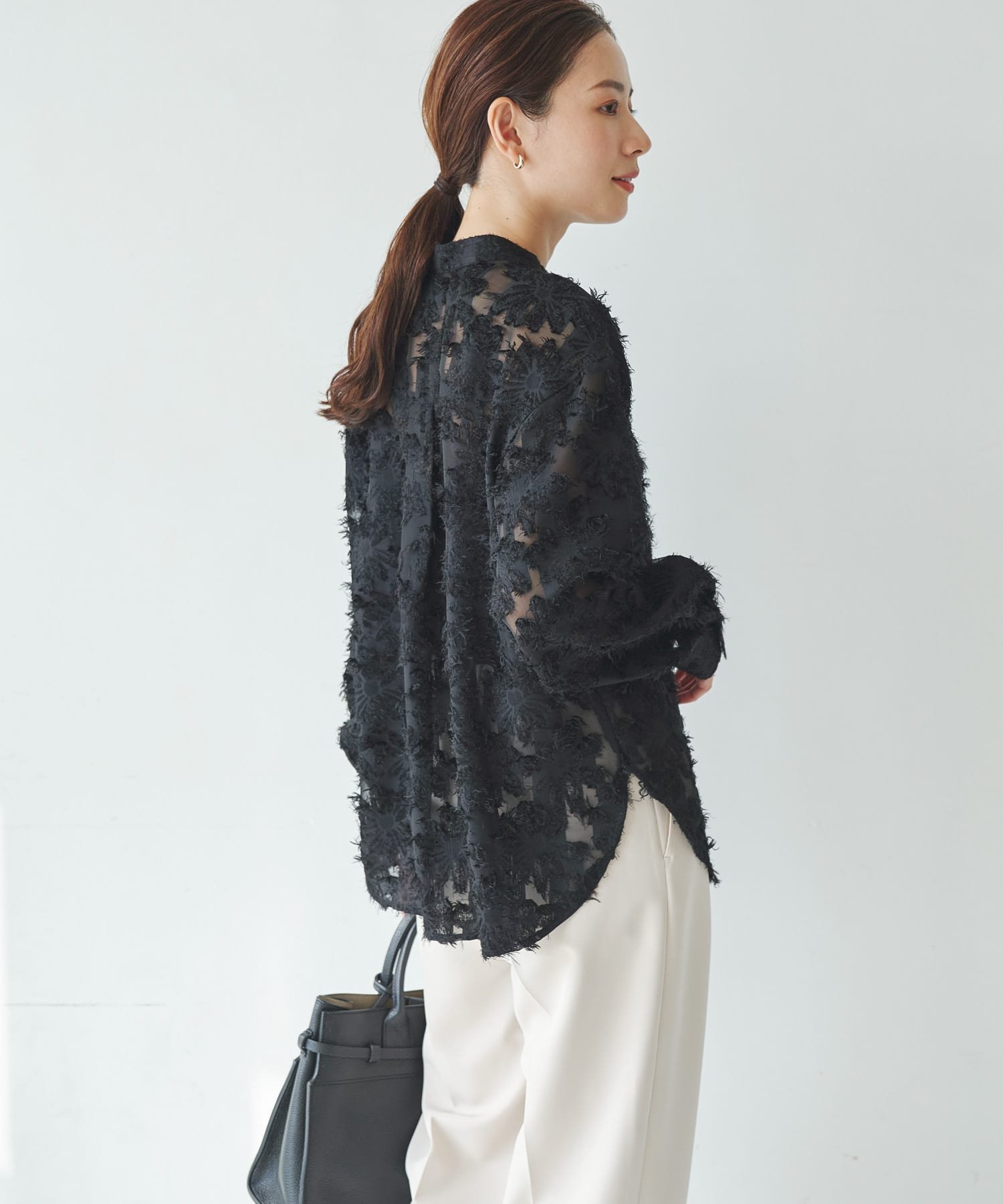 URBAN RESEARCH｜カットジャガードバンドカラーシャツ | Rakuten