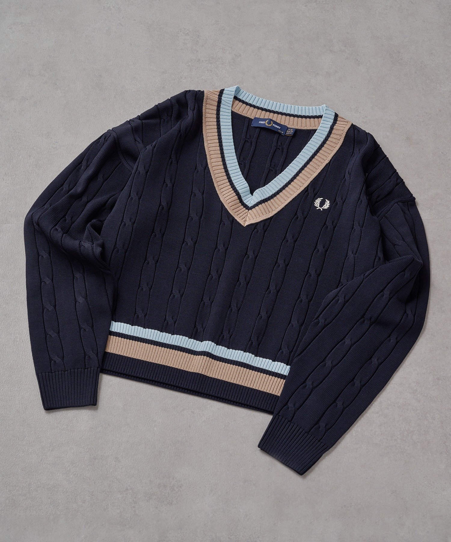 Cassette Chart｜FRED PERRY/BOLD TIPPED CABLE KNIT JUMPER/フレッド