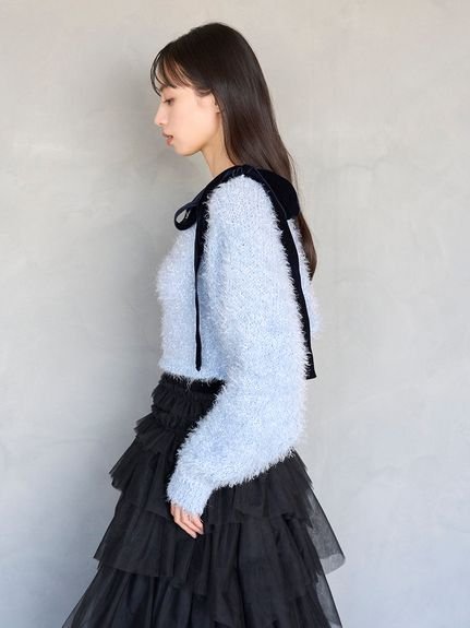 SNIDEL｜ラメニットアンサンブルプルオーバー【カンヘウォン着用