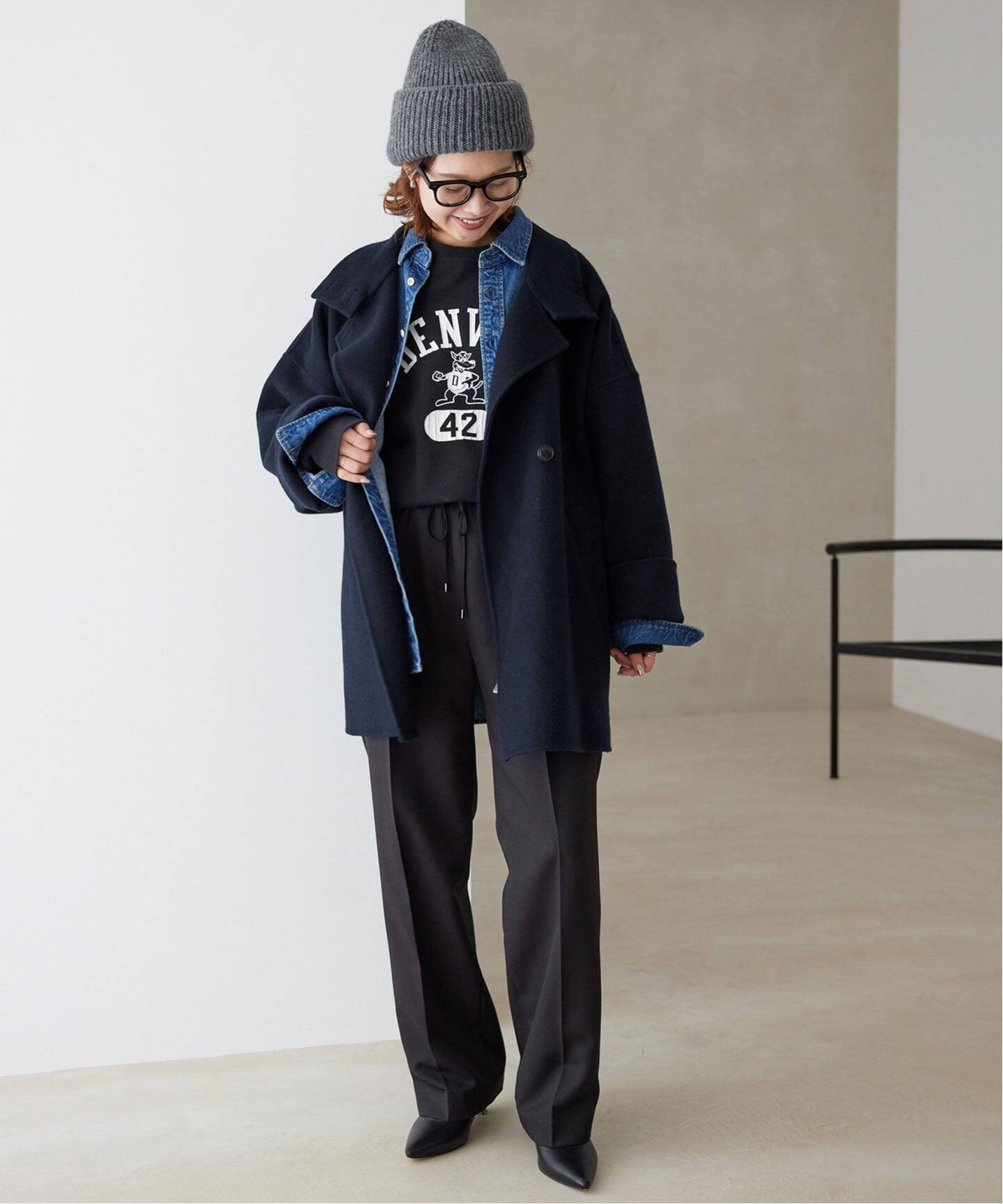 SLOBE IENA｜《WEB限定/追加》souple woolダブルフェイススタンド