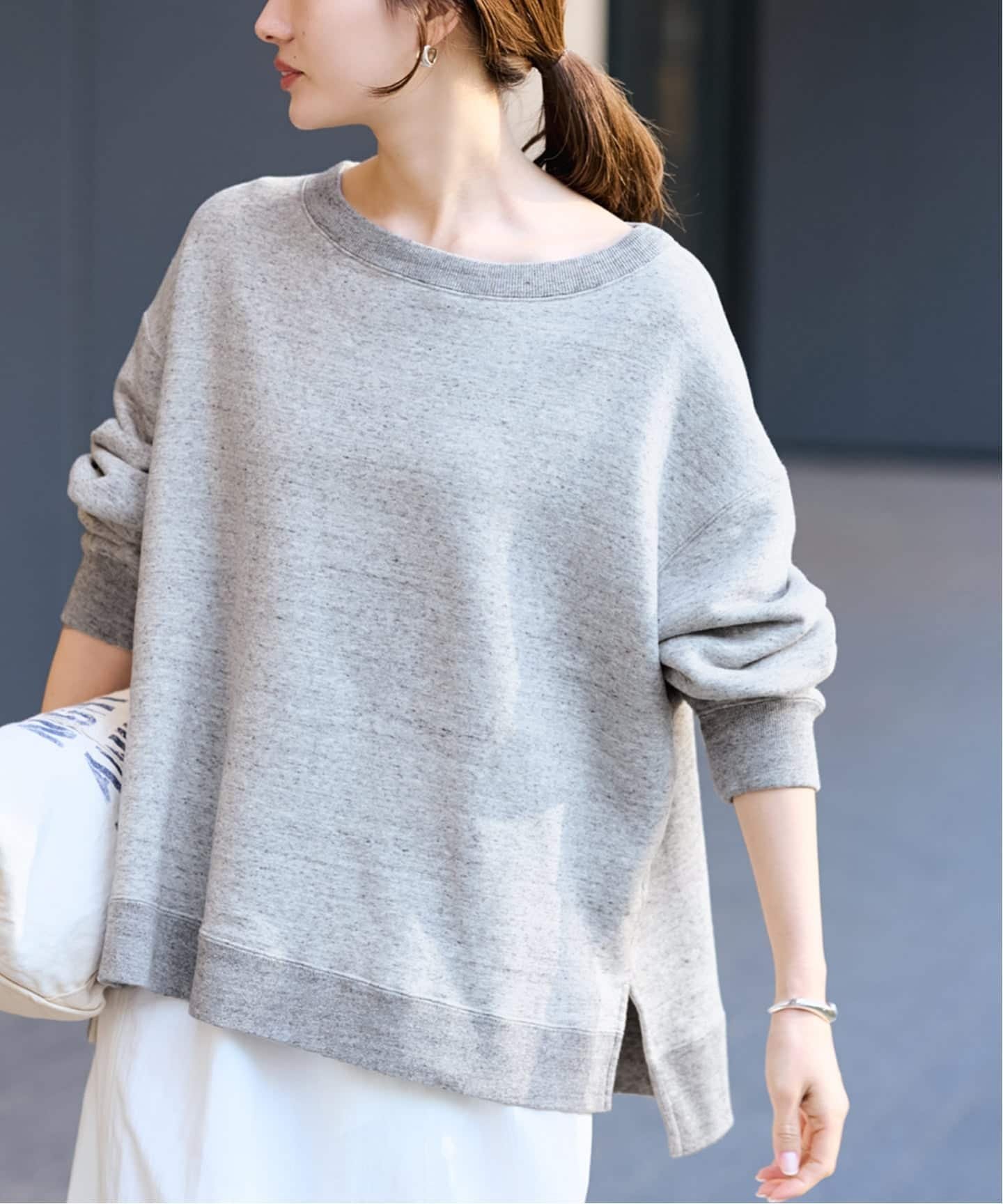 FRAMeWORK｜≪一部カラーWEB限定 / 追加≫ボートネックワイド