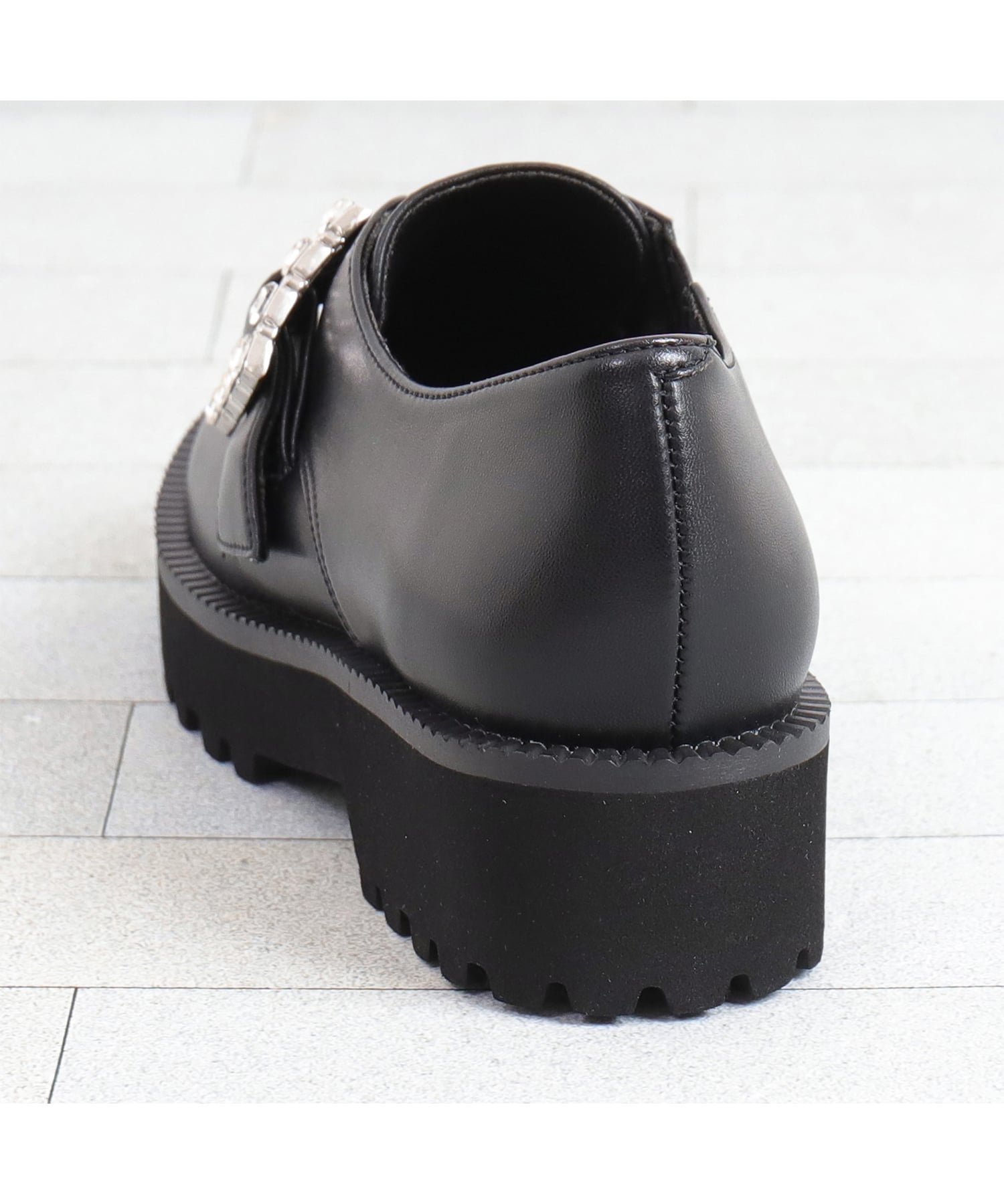 artemis by DIANA｜厚底ビジューバックルローファー | Rakuten Fashion