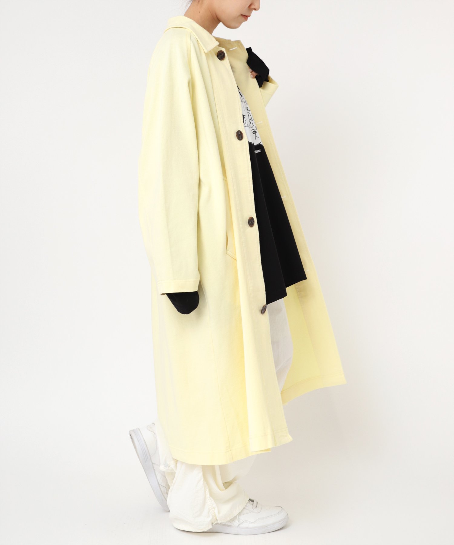 RNA｜C0774 ヘビー天竺ステンカラーコート | Rakuten Fashion(楽天