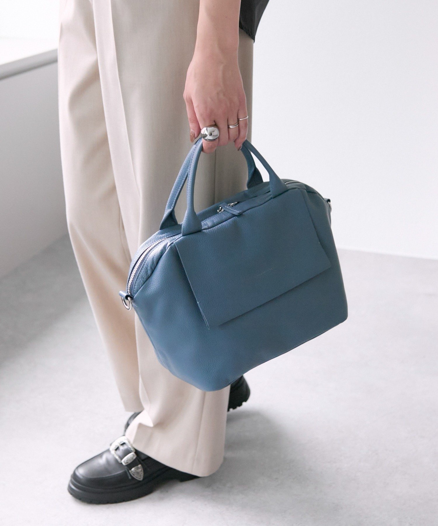 ear PAPILLONNER｜レザーフラップ2WAYバッグSサイズ | Rakuten Fashion