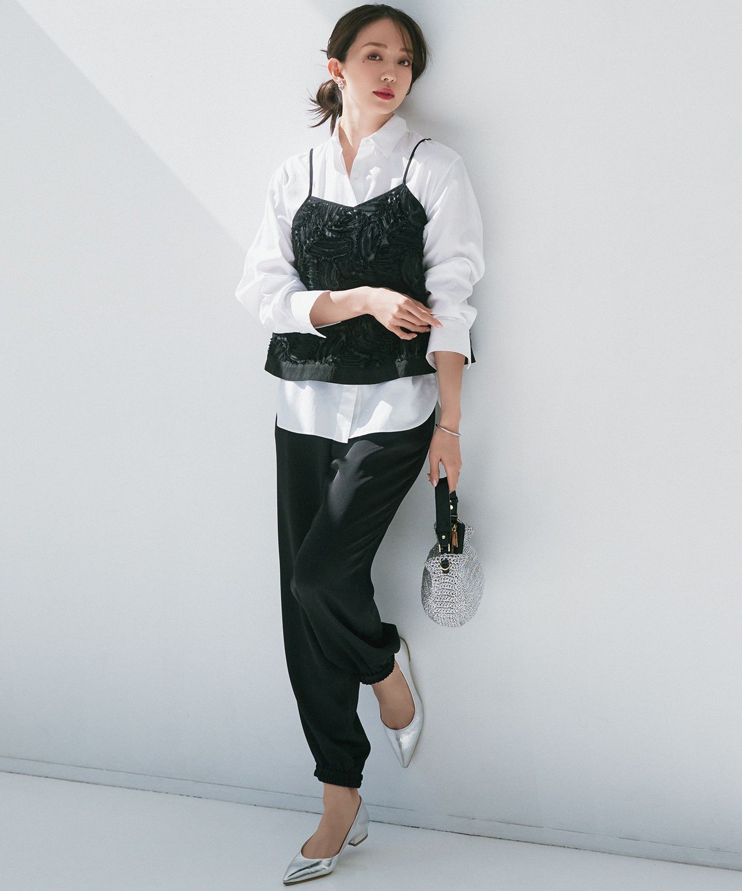 23区｜【好評につき追加生産/洗える】リボンエンブロイダリー