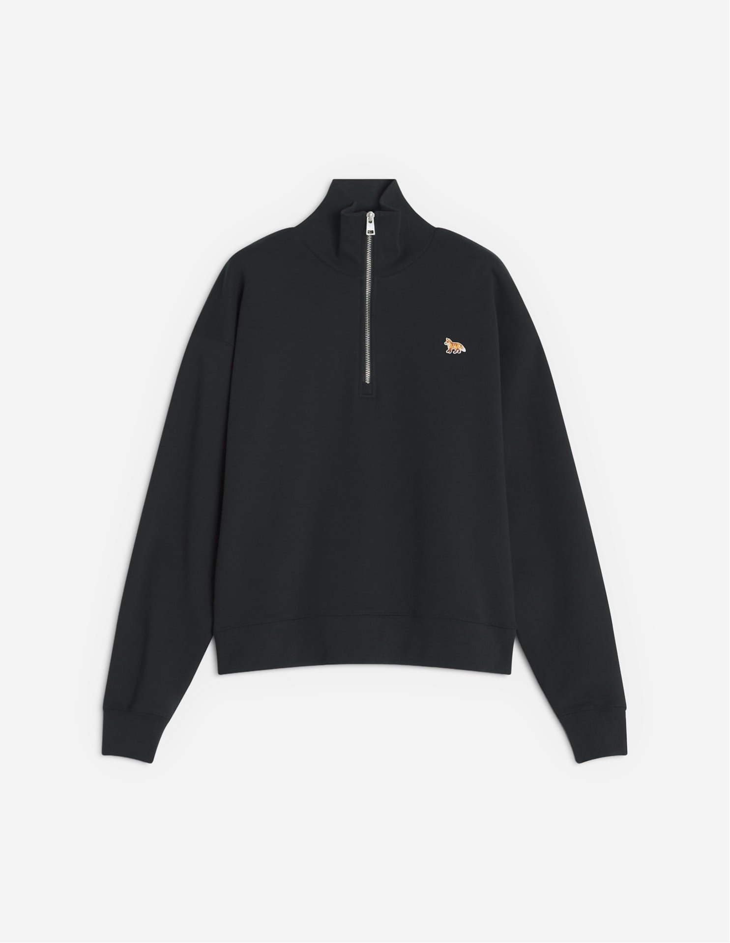 MAISON KITSUNE｜MAISON KITSUNE/(W)BABY FOX HALF ZIPPED SWEATSHIRT