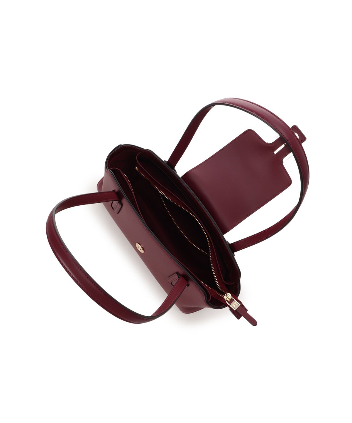 Samantha Thavasa｜レザーサイドスタッズハンドバッグ | Rakuten