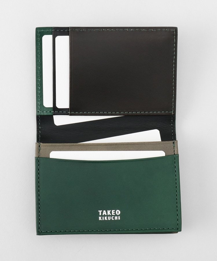 TAKEO KIKUCHI｜アンティーク調レザー 名刺入れ | Rakuten Fashion