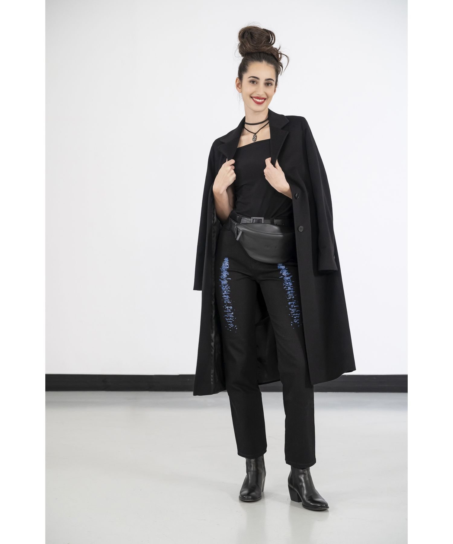 agnes b.｜レザーウエストポーチ 